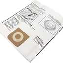 Pack 6 Vacuum Bags For Craftsman 16 to 20 gallon Shop Vac and Ridgid 16 Gal Shopvac Dust Collection Bags, CMXZVBE38749 Replacement Parts Accessories Kit