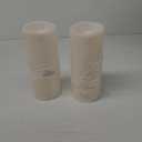 5" x 12" Large Waterproof Outdoor Flameless Candles Battery Operated LED Pillar Candles for Indoor Outdoor Lanterns, Off White, Long Lasting, Set of 2