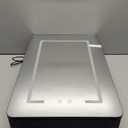 Medicine Cabinet Mirror, Black Aluminum Alloy Recessed Bathroom Mirror with Storage, Tri-Color Light Medicine Cabinet for Bathroom, Anti Fog&Adjustable Shelves, 95% Pre-Assembled16 * 24Inch