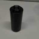 BARTOO Universal 50MM 100 Micron Inline Fuel Filter with 6AN 8AN 10AN Adapter For Filtering Gasoline, Diesel, E85-Black
