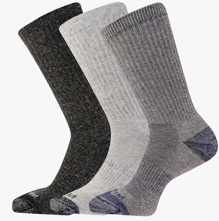 Merrell Women's 3 Pack Performance Hiker Socks (Low Cut Tab/Quarter/Crew Size S/M