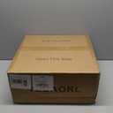 Wood Caged Ceiling Fans with Lights and Remote, Farmhouse Flush Mount Ceiling Fan with Light, Rustic Ceiling Fans Low Profile Bladeless Wooden Fandelier for Bedroom, Dining Room, Kitchen(‌Natural)