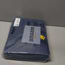 Bedsure Queen Sheet Set, Rayon Derived from Bamboo, Cooling Sheets, PureWoven, Breathable & Soft, Deep Pocket Up to 16 Inches, Hotel Luxury Silky Bedding for Hot Sleepers, Navy