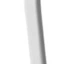 La dens Tongue Scraper – Dual Scraper & 120 Micro Brushes for Fresh Breath, Soft TPE, AntiGag Design (White)