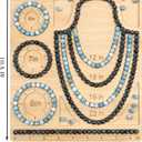 Petoysoso Bead Boards for Jewelry Making, Bamboo Beading Board for Necklace & Bracelet,Jewelry Making Supplies,Bead Tray Supplies DIY, Necklace & Bracelet-M2