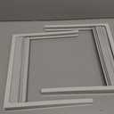 Window AC Side Panel with Frame Set,Air Conditioner Accordion Filler Curtain Replacement for Window AC Units,Fits Most 5,000 BTU Units,White,2 Pack