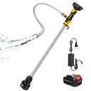 MistyJungle Cordless Stick Water Transfer Pump, Water Pump with 21V Battery Compatible with Makita 18V Battery,720GPH, Max Head Heicht 33 FT, Portable Utility Water Pump for Pool,Garden,Pond,Fish Tank - Amazon.com