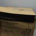 Mind Reader Mop Bucket with Wringer, 22 Qt (5.5 Gallon), Floor Cleaning, Handle, Wheels, 16.25"L x 10.75"W x 24.5"H, Yellow