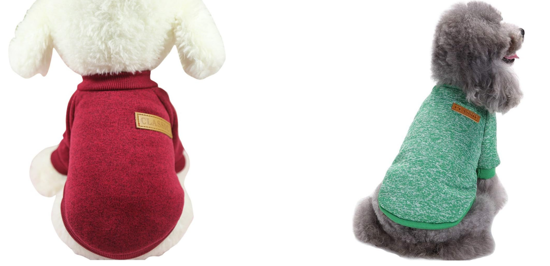 Small Dog Sweater Warm Winter Puppy Pet Coat Soft Sweater Clothes for Small Dogs Outfit S