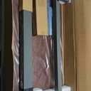 Vaunn Medical Adjustable Overbed Bedside Table With Wheels (Hospital and Home Use) (Walnut Brown)