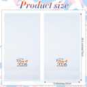 MASHAN Class of 2026 Graduation Hand Towels 3 Pack,100% Cotton Soft Absorbent Bathroom Towels,Senior 2026 Graduation Gift for Girls Boys,Blue Orange Decorative Towels 14x30 Inch