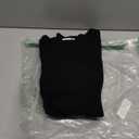 morhuduck Women's Waffle Knit Tops Long Sleeve Shirts Casual Slim Fitted Crew Neck Pullover Shirts,Black L