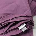 Lacoste 100% Cotton Percale Solid Sheet Set, Breathable, Cooling & Hotel Quality Sheets - Deep Pocket, Easy-Fit, Oeko-Tex Certified, Plum, King
