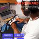 Donner Mini MIDI Keyboard, N-25 25 Key MIDI Controller for Beginner with Velocity-Sensitive Mini Keys&Light-up Rocker&Music Production Software, Small Controlador MIDI with 40 Teaching Courses
