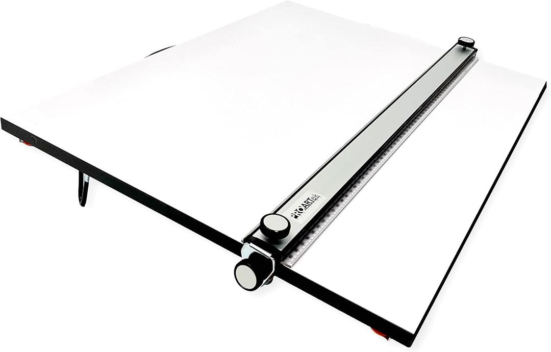 PK00019 Model PXB42 Portable Drafting Drawing Board 30" x 42"; PXB Series; Adjustable Aluminum Parallel Straightedge; Carry Handle; Architecture Tool for Students and Professionals