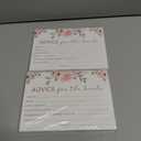 Kexinglu 70Pcs Advice for the Bridal Cards for Bridal Shower Games, Wedding Wishes Card, Favors for Guest