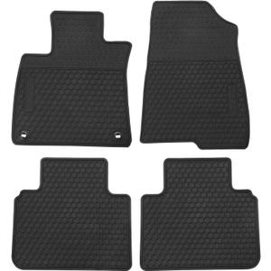 Car Floor Mats for Honda Accord 10th Generation 2018 2019 2020 2021 2022 Custom Fit Full Black Rubber Auto Liner Mats All Weather Protection Heavy Duty Odorless