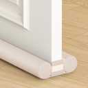 fowong Door Draft Stopper 30" to 36" Adjustable Draft Stopper for Bottom of Doors, Soundproofing Noise Blocker, Easy to Install, Light Pink