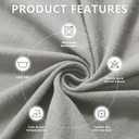 molasofa T-Cushion Sofa Seat Slipcovers Set, Couch Protector for Sectional, Armchair, Loveseat - Stretch Spandex Fabric (3 Cushion Sofa,Light Gray)