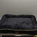 TaiBest Waterproof Memory Foam Dog Beds for Extra Large Dogs Non-Slip Orthopedic Dog Beds Washable Couch Pet Bed with Removable Cover (Black, Large)