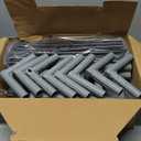 Fshibila 74" 50" Large Baby Playpen, Baby Playard for Babies and Toddlers, Baby Fence Play Pens for Indoor & Outdoor, Sturdy Safety Play Yard with Soft Breathable Mesh, Anti-Fall, Grey