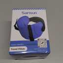 Travel Pillows for Airplanes, Airplane Pillow for Long Flight, Airplane Head Strap with Eye Mask for Sleep, Travel Neck Pillow for Car Road Trip, 360 Support Headrest, Stop Bobblehead, Black