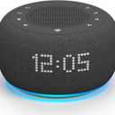 Buffbee Pro 2nd Gen  Upgraded Rechargeable Battery | 3-in-1 White Noise Machine for Sleep, Alarm Clock & Bluetooth Speaker, 25 Sleep Sounds, Portable for Travel & Bedroom (Black)