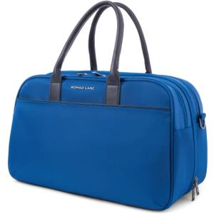 Nomad Lane The Bento Bag V4 Carry-On Luggage Duffel Bag, Durable & Lightweight Suitcase. Personal Item Weekender Overnight Travel Bag for Men & Women, Aegean Blue