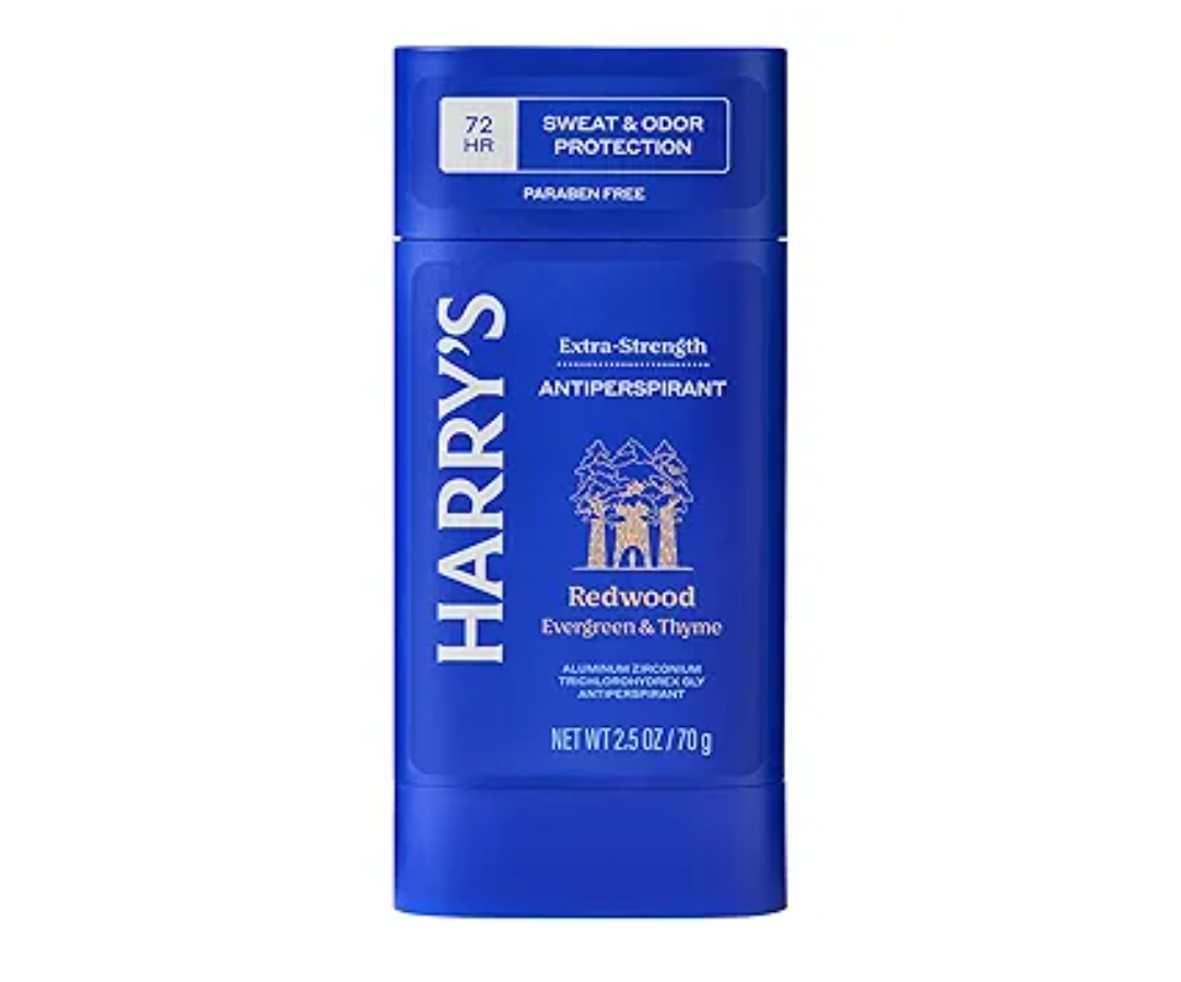 Harry's Extra-Strength Antiperspirant Deodorant, Sweat & Odor Control Antiperspirant for Men, Redwood, 2.5 oz