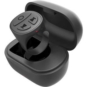 Tiktok Scrolling Ring, Bluetooth Camera Remote Control, Scrolling Ring Remote for iPhone TikTok FB YouTube IG Android Phone, Fingertip Wireless Scroller Page Turner (Black)