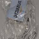 jenico Dog Tie Out Cable - 25ft Dog Lead for Yard - Heavy Duty Dog Chain with Shock Spring - Outdoor Tether Leash for Small Large Dogs Up to 500 lbs (White)