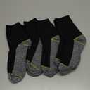 Kodal Copper Infused Quarter Socks Improve Foot Health Odor Control with Moisture Wicking Durable Comfortable Fit (4/5 Pairs) Size 6-10