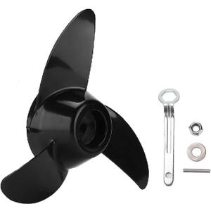 Trolling Motor Prop,Electric Outboard Propeller,3 Blades Replacement Prop,Marine Plastic Outboard Propeller for 50lb 60lb 68lb 88lb