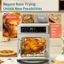 Cosori 11-in-1 Air Fryer Oven, 13Qt Small Footprint Airfryer combo with Rotisserie, Toast, Bake, Roast, Reheat Functions and more, Recipe Book & 6 Accessories Included, Perfect for Small Countertop