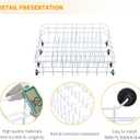Upgraded 808602302 Dishwasher Lower Rack Replacement for Frigidaire Kenmore