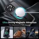 jaroco Magnetic for iPhone 14 Pro Case, [Compatible with MagSafe][Military Grade Drop Protection][Heavy Duty Protection][Non-Slip][Shockproof] 2-Layer Durable Bumper Phone Case 6.1''-Black