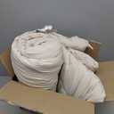 Bedsure Queen Comforter - Comforters Queen Size for All Season, Ultra-Soft Down Alternative & Prewashed Duvet Insert with 4 Tabs - Machine Washable, Linen, 88x88 Inches