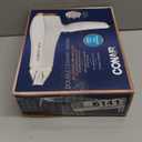 Conair Double Ceramic Hair Dryer with Diffuser | Blow Dryer with Ionic Conditioning | Includes Diffuser and Concentrator, White