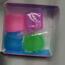 4 Pack Stress Cube, Slow Rising Ice Cube Stress Balls for Adults Kids, Sensory Fidget Toy for Anxiety Relief, Square Shape Squishy Balls for Classroom Prizes, Nice Cube Squishy for Party Favors