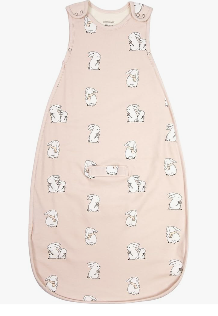 Merino Wool & Organic Cotton Sleep Sack 2-Way Zipper Adjustable Universal Size Sleeping Bag for Baby, 2-4 Years