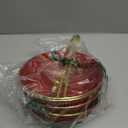 2pcs Large Christmas Bells for Decoration 8.3inch Rustic Vintage Christmas Decor Ball Christmas Tree Onaments Red Bells for Christmas Decorations Red