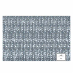 Lintex Solana Table Runner - Grey Blue, 13 x 72 in
