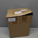 Honeydak 24 Pcs Empty Sensory Bottles Bulk with Black Lids 10 oz / 300 ml Clear Plastic Reusable Leakproof Juice Bottles Drink Container for Sensory Crafts Handmade Beverages Storage (Square)