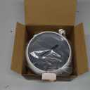 SALKING Essential Oil Diffuser, Fireplace Fire Flame Aromatherapy Diffuser, 150ml Ultrasonic Cool Mist Humidifier, Scent Aroma Diffuser with Auto-Off Function for Home, Room (White)