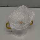 Clear Cooking Pots Glass Stew Pot Glass Soup Pot With Lid Kitchen Stockpot Glass Cooking Pot Large Serving Bowl for Noodle,Soup,Milk,Tea