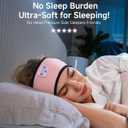 Sleep Headphones Bluetooth 5.4 Headband, Wireless Earphones Music Sleep Earbuds Sleeping Eye Mask with HD Stereo Speakers for Workouts Insomnia Yoga Air Travel Meditation, Ideal Gifts for Women Men
