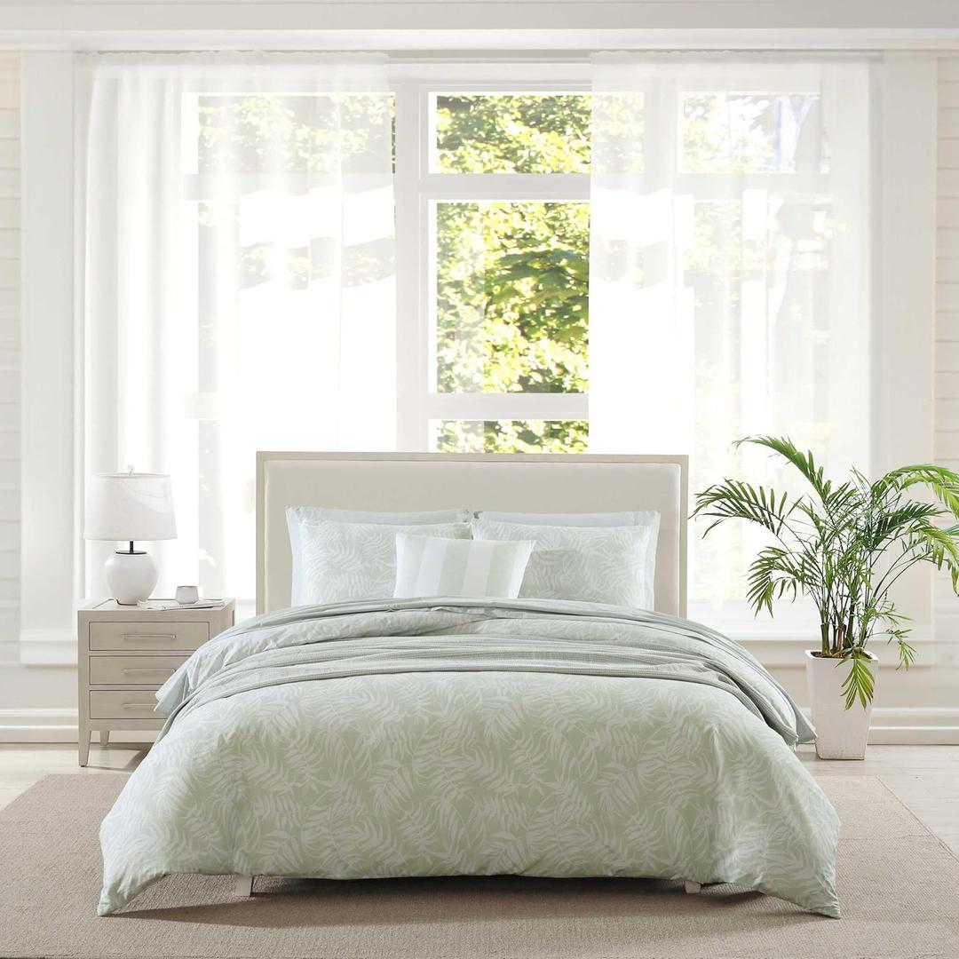 Tommy Bahama - King Comforter Set, Breathable Bedding with Matching Shams, Luxuriously Soft Bedding Set, Oeko-Tex Certified (Art of Palms Green, King)