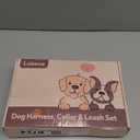 No Pull Dog Harness, Collar & Leash Set | Includes Dog Seat Belt, Collapsible Bowls & Poop Bag Dispenser. Ideal for Training, Walking, Hiking. Fits Small to Large Dogs(Orange-L)