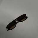 SOJOS Retro Aviator Sunglasses for Women Men,Trendy Rectangle Womens Mens Shades Sun Glasses SJ2202 (Brown Tortoise Frame/Brown Grading Lens)