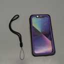 Lanhiem for iPhone 13 Case, IP68 Waterproof Dustproof Shockproof Cases with Built-in Screen Protector, Full Body Sealed Protective Front and Back Cover for iPhone 13, 6.1 inch (Purple)